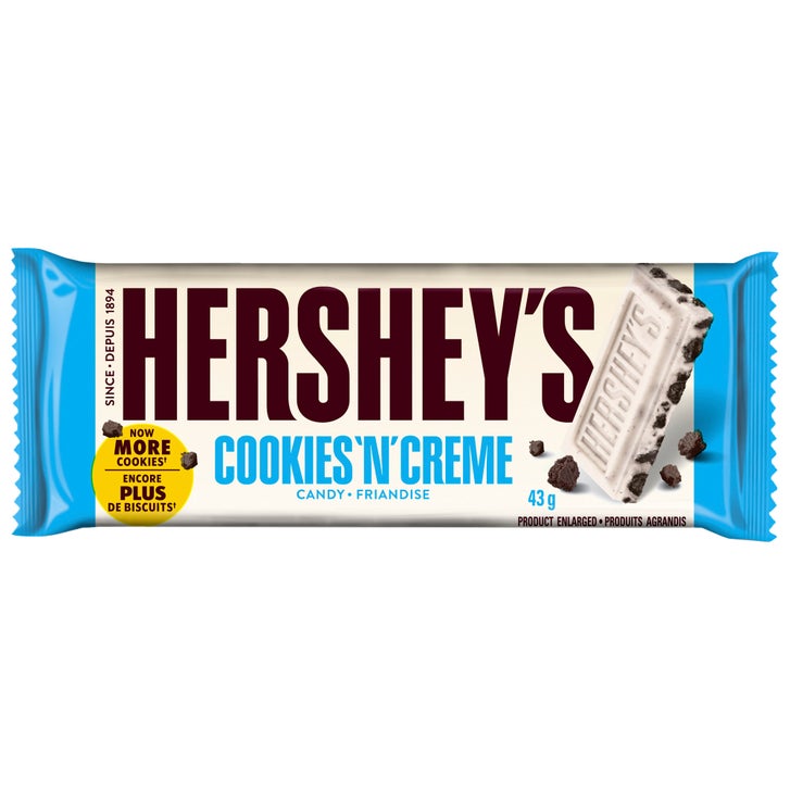 Hershey's Cookies 'n' Creme Chocolate Bars, 36-count