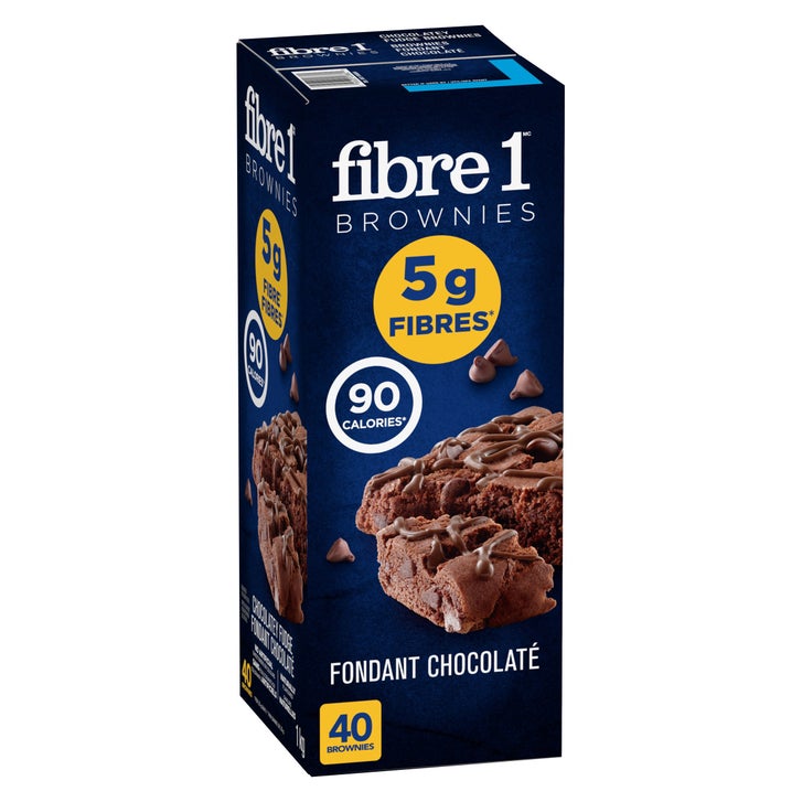 Fibre 1 Chocolatey Fudge Brownies, 40 × 25 g