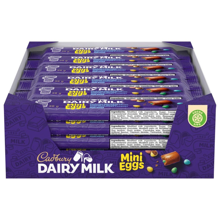 Cadbury Mini Eggs Candies, 24 × 38 g