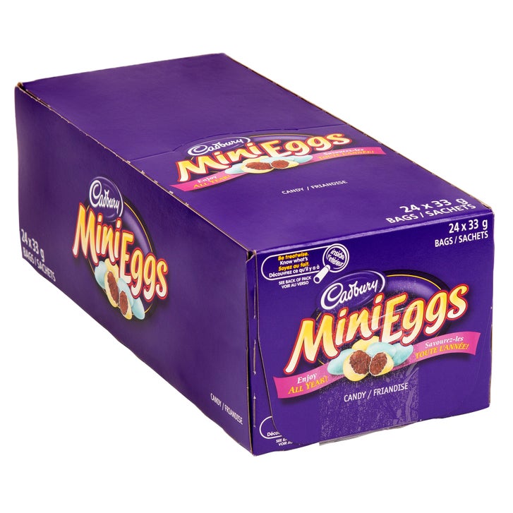 Cadbury Mini Eggs Candies, 24 × 33 g