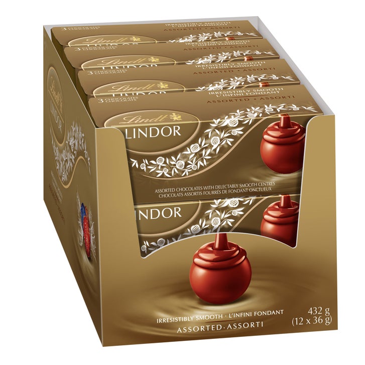 Lindor 3 Pack Assorted, 12×36 g