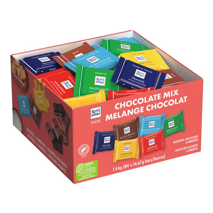 Ritter Sport Mini Chocolate Bars, 84 × 16 g