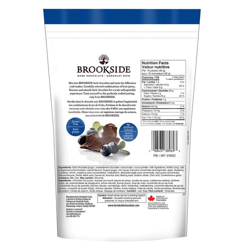 Brookside Dark Chocolate Açai & Blueberry Flavours, 850 g